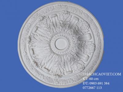 Bông Trần Thạch Cao Hoa Lá 60cm