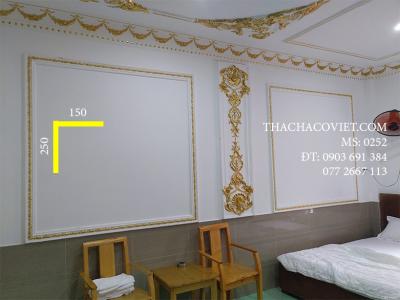 Chỉ Thạch Cao Hoa Văn Vòng Lá