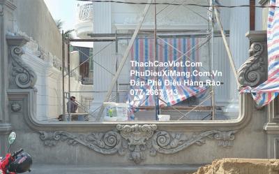 Phù Điêu Hàng Rào Đắp Tay
