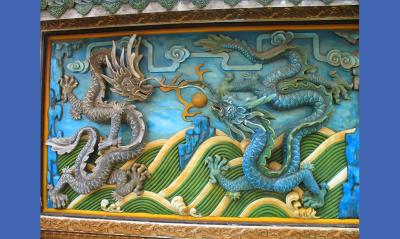 Rồng Điêu Khắc Đắp Tay Bằng Xi Măng