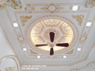 Trần Vòm Thạch Cao Cổ Điển Sang Trọng Quý Phái Cho Quý Bà