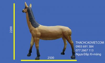 Ngựa Đắp XI-măng | Thi Công Sân Vườn Landscape
