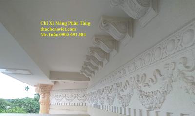 CHỈ HOA VĂN ĐÚC TAY MẰNG XI MĂNG