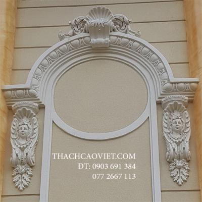 Mẫu Phù Điêu Trang Trí Cửa Tân Cổ Điển