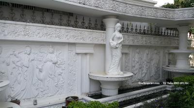 Phù Điêu Thần Tiên Đắp Tay Xi Măng