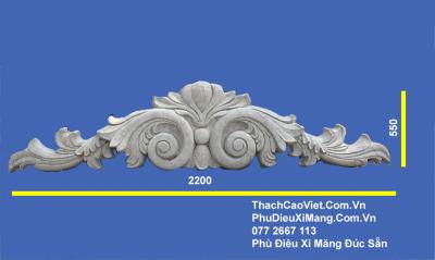Phù Điêu Xi măng 2200*550