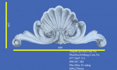 Phù Điêu Xi Măng 600x250mm