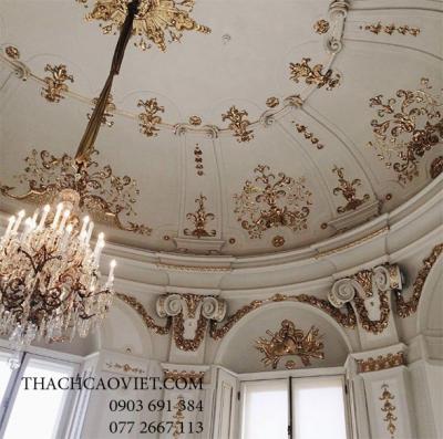 Thi Công Mẫu Trần Thạch Cao Nhà Thờ - Cung Điện