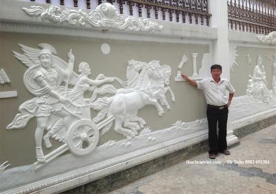 Điêu Khắc Đắp Phù Điêu Tại Chỗ Bằng Xi măng