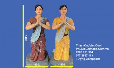Tượng Composite Sơn Màu