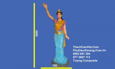 Tượng Composite Sơn Màu