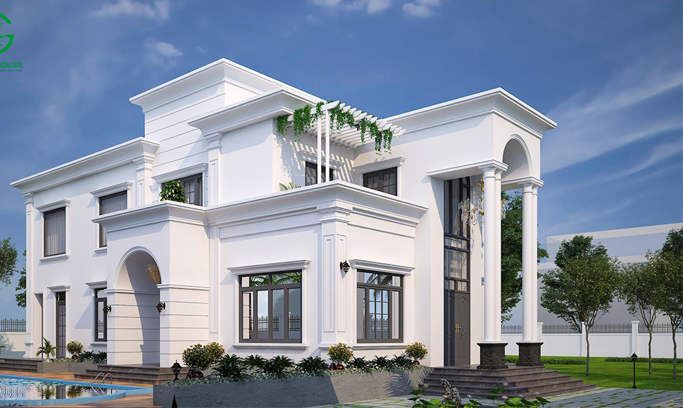 Phối Cảnh Thiết Kế Nhà Cổ Điển 4