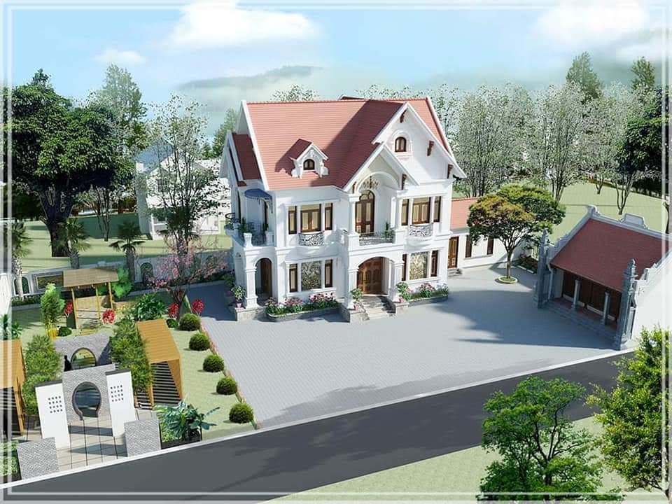 Biệt Thự Mái Thái Tân Cổ Điển