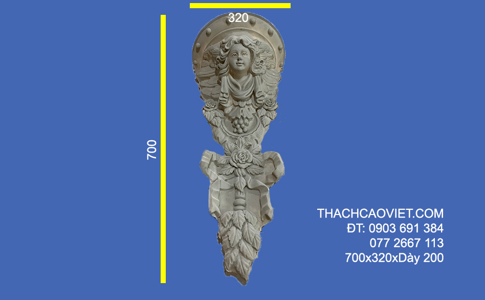 Console thiên thần nhà thờ cổ điển gothic