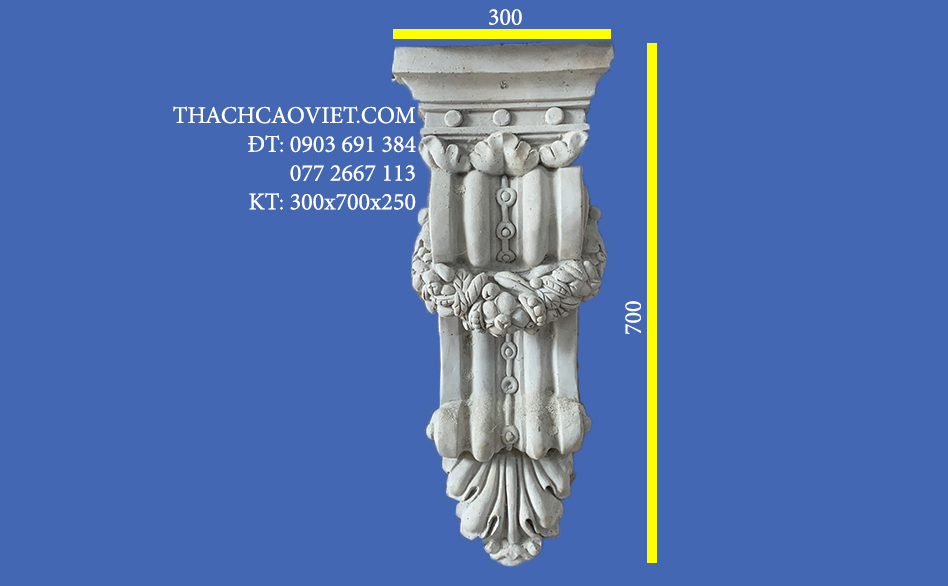Console tân cổ điển loại lớn - Phù Điêu