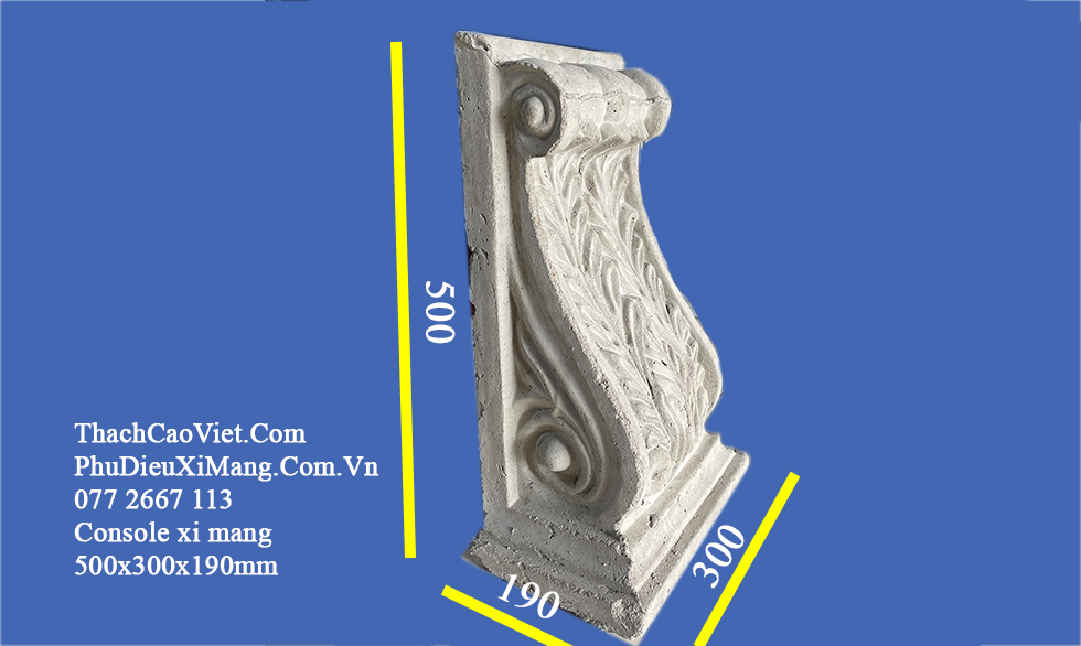 console xi măng đúc sẵn