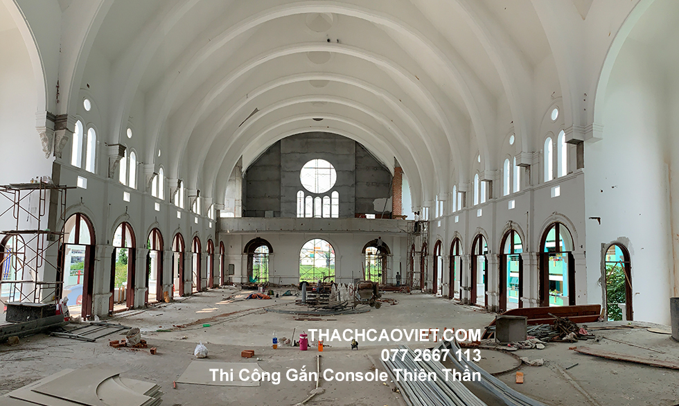 console thi công thiên thần nhà thờ