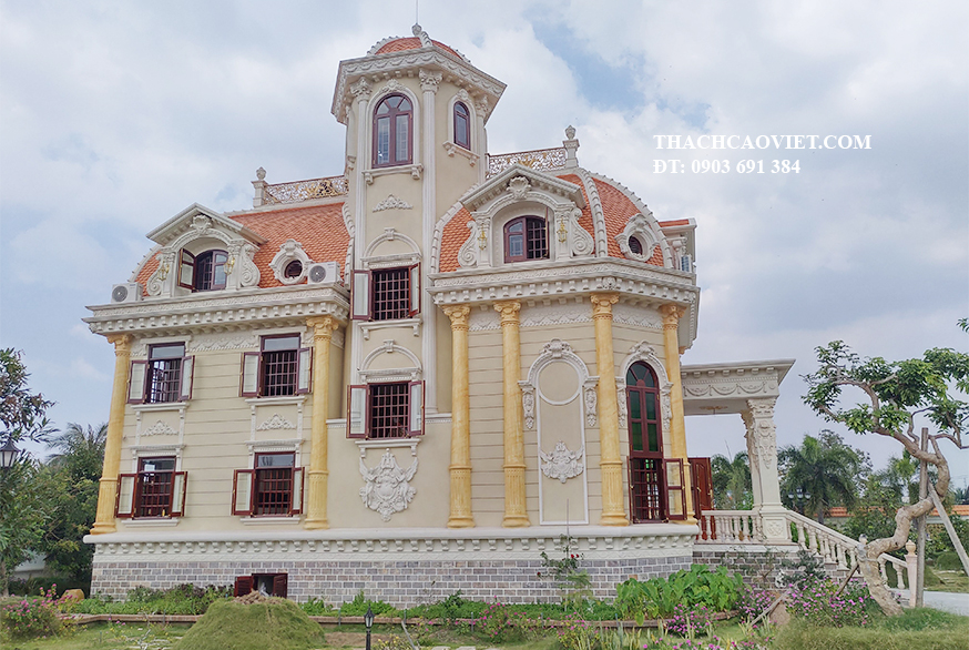 Thi Công Nhà Cổ Điển Lâu Đài Tại Tiền Giang, Mỹ Tho