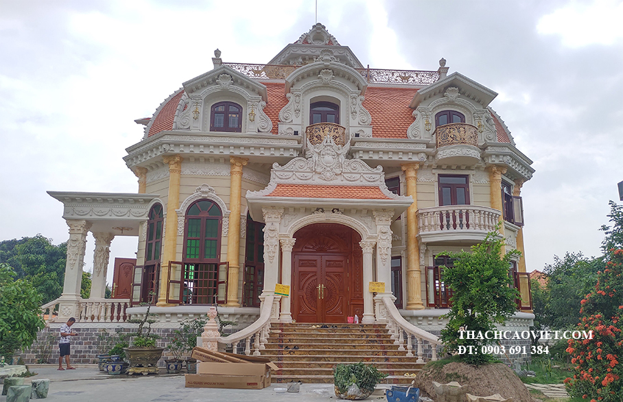 Thi Công Nhà Cổ Điển Lâu Đài Tại Tiền Giang, Mỹ Tho