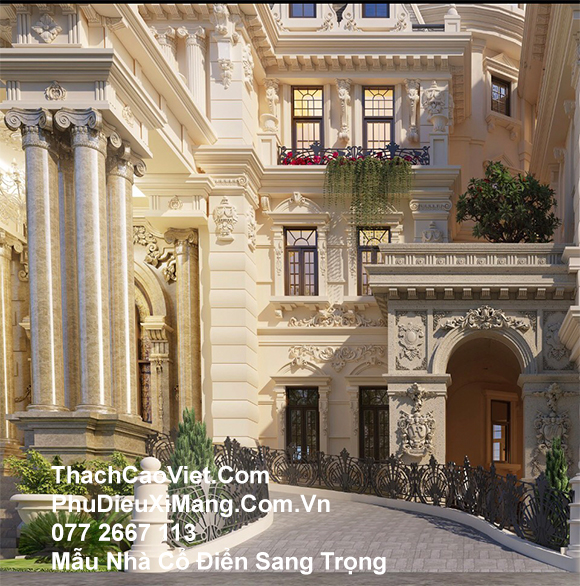 thi công phào chỉ hoa văn chuyên nghiệp