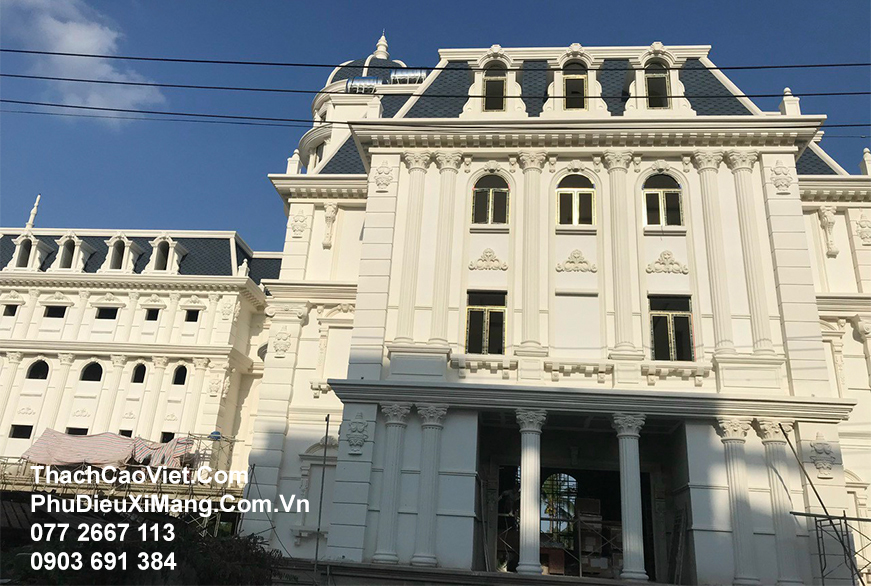 thi công nhà tân cổ điển