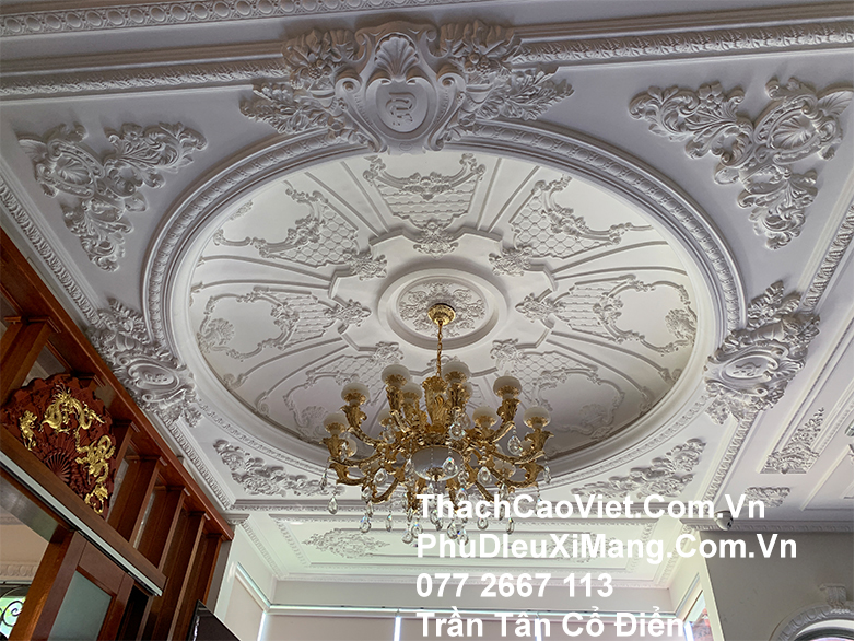 trần thạch cao tân cổ điển