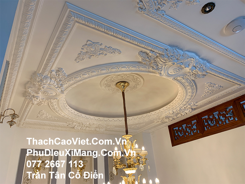 trần thạch cao tân cổ điển