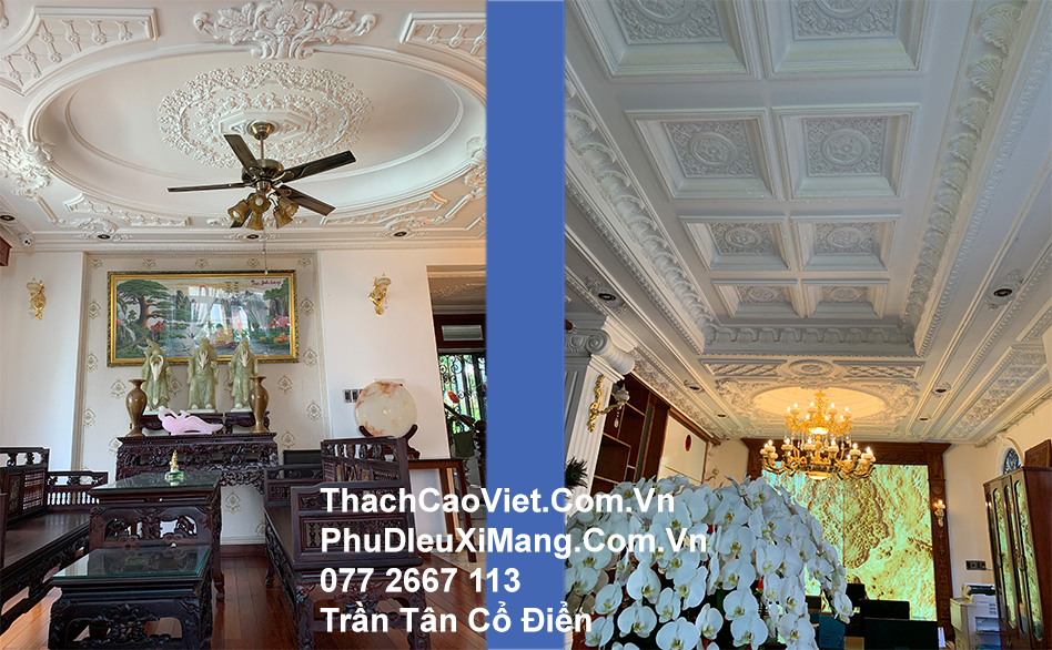 Trần Thạch Cao Tân Cổ Điển