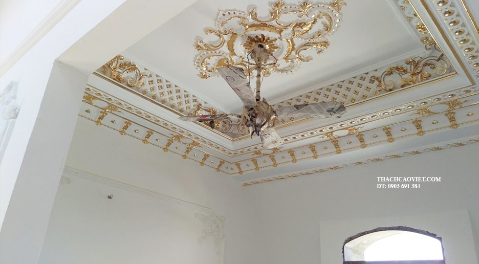 Thi Công Trần Thạch Cao Cổ Điển Tại Quận 7
