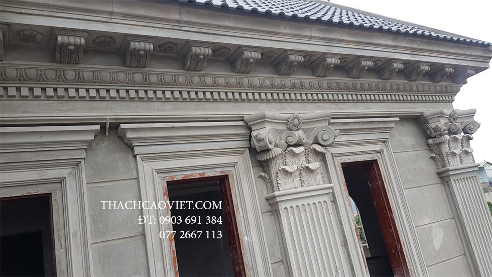 Đắp Phào Chỉ Hoa Văn Trực Tiếp