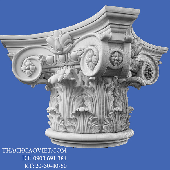 Thi Công Tạo Khuôn Đầu Cột Từ Bản Vẽ 3d