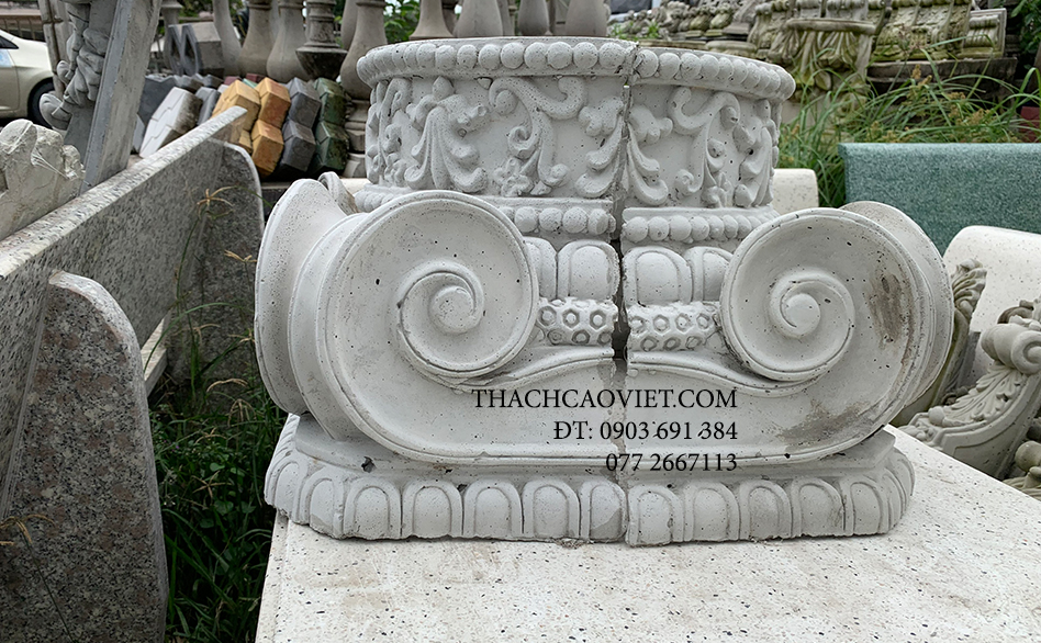 thi công đầu cột tân cổ điển