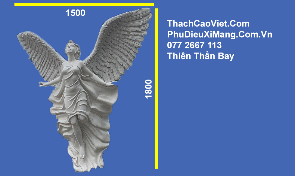 thiên thần bay đúc sẵn tại xưởng