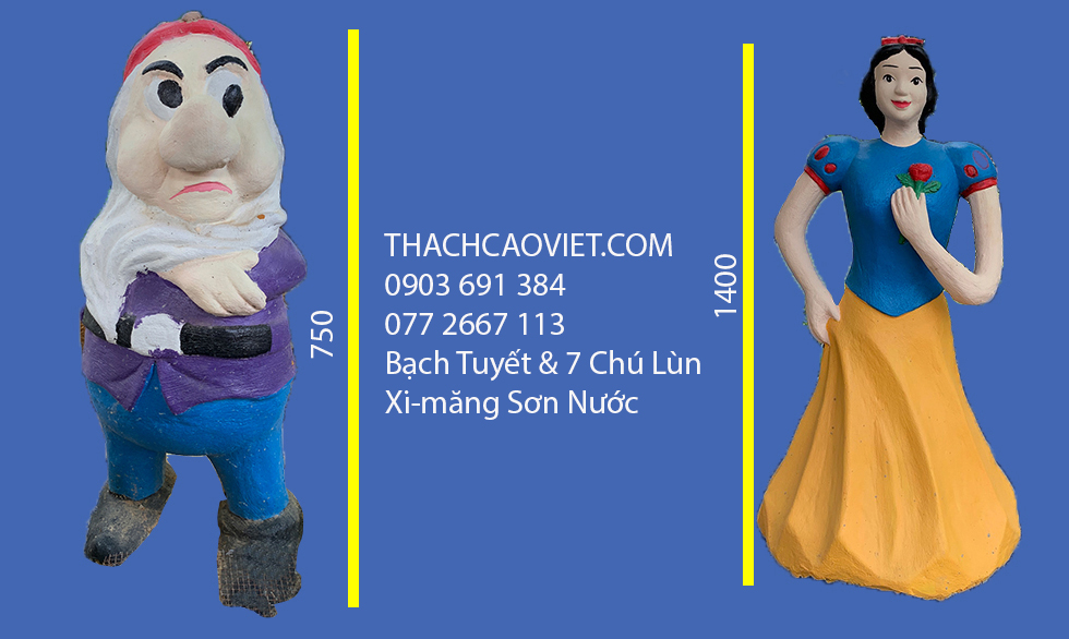 bạch tuyết 7 chú  lùn trường mẫu giáo