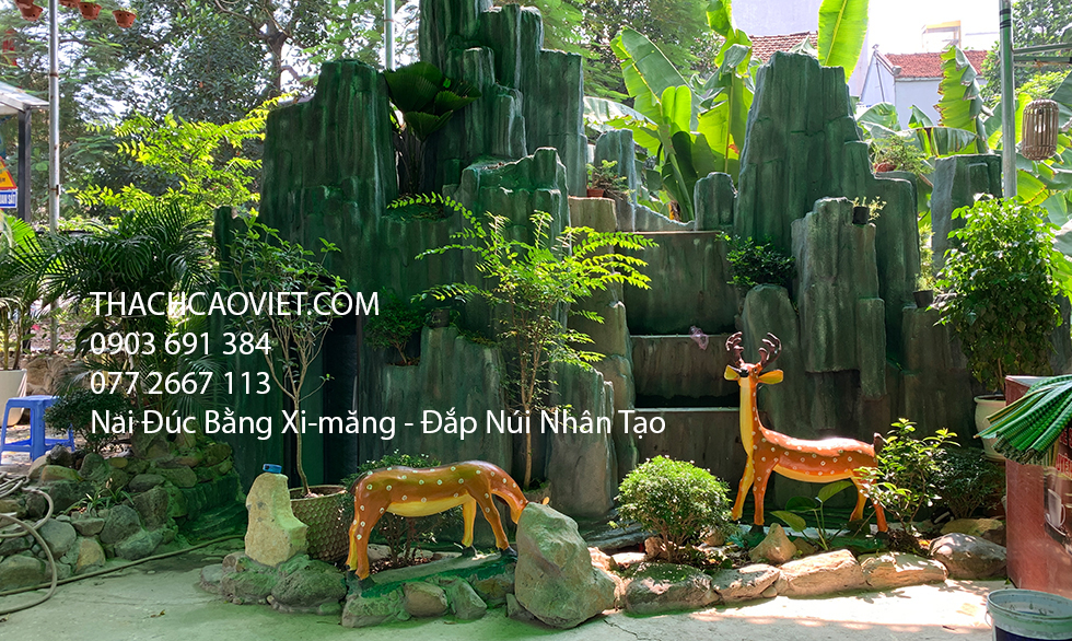 Nai Hươu Đúc bằng xi măng giá xưởng landscape