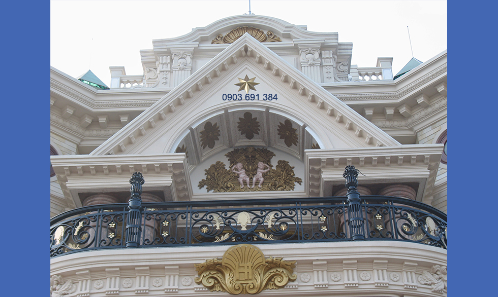 mặt tiền cổ điển huệ thiên