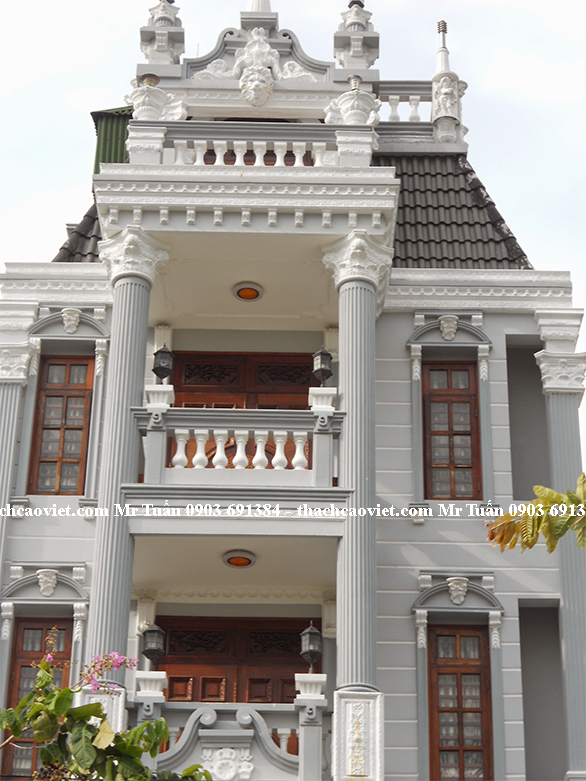 mặt tiền cổ điển đã thi công