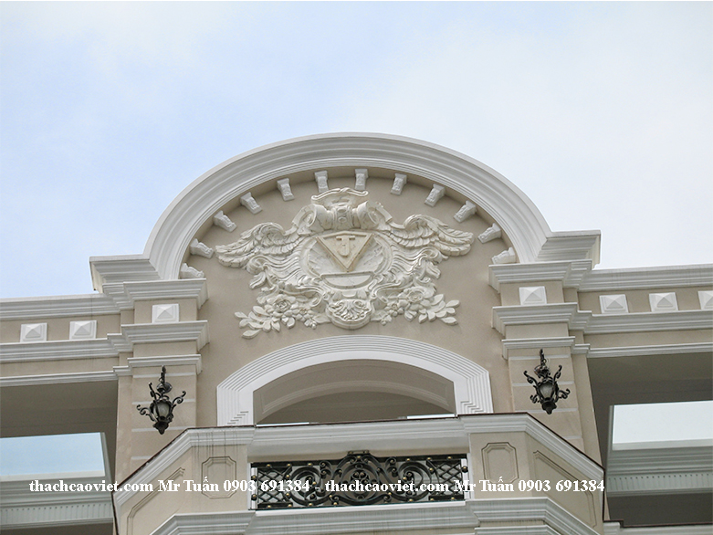 mặt tiền cổ điển đã thi công