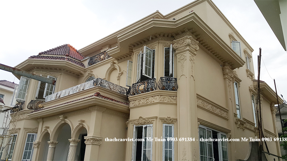 mặt tiền cổ điển đã thi công