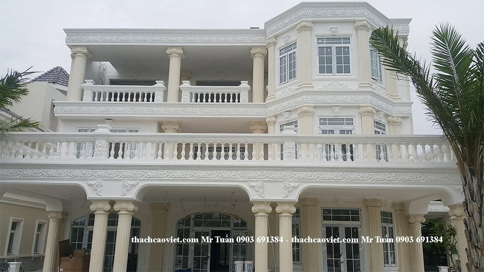 mặt tiền cổ điển đã thi công