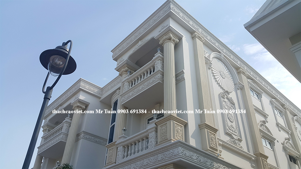 mặt tiền cổ điển đã thi công