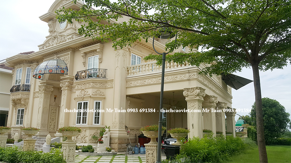 mặt tiền cổ điển đã thi công