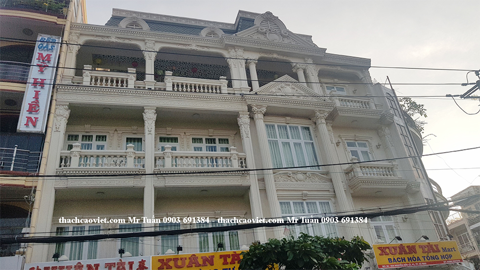 mặt tiền cổ điển đã thi công