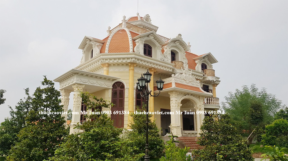 mặt tiền cổ điển đã thi công