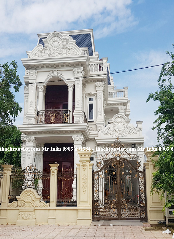 mặt tiền cổ điển đã thi công
