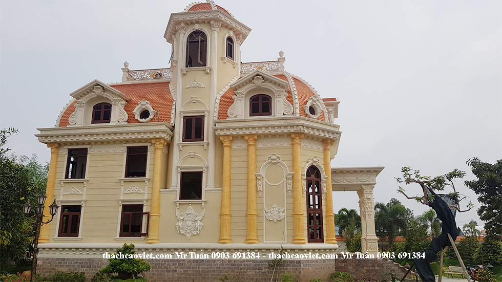 mặt tiền cổ điển đã thi công