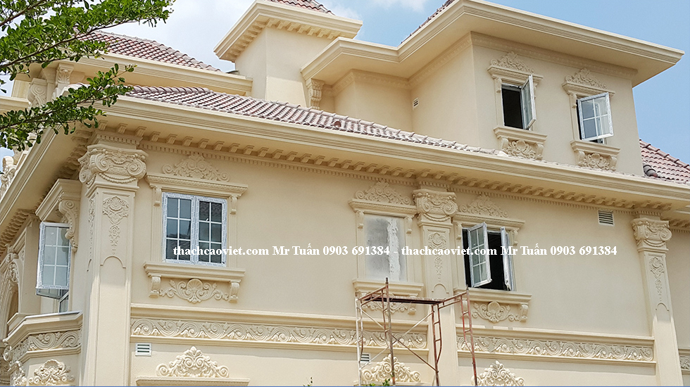 mặt tiền cổ điển đã thi công