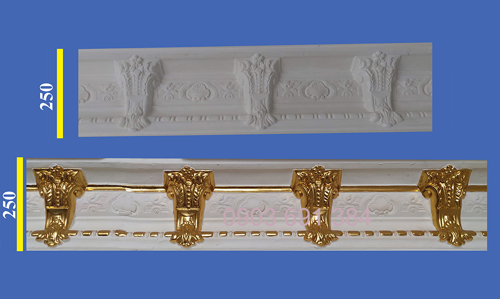 phào chỉ thạch cao việt