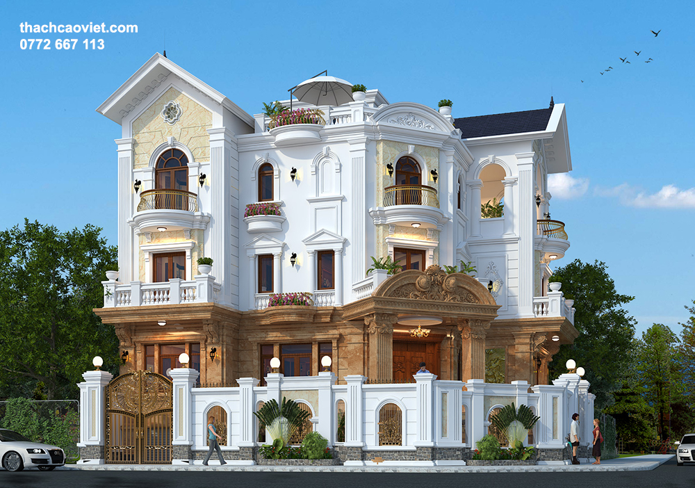 kinh nghiệm x&acirc;y biệt thự đẹp