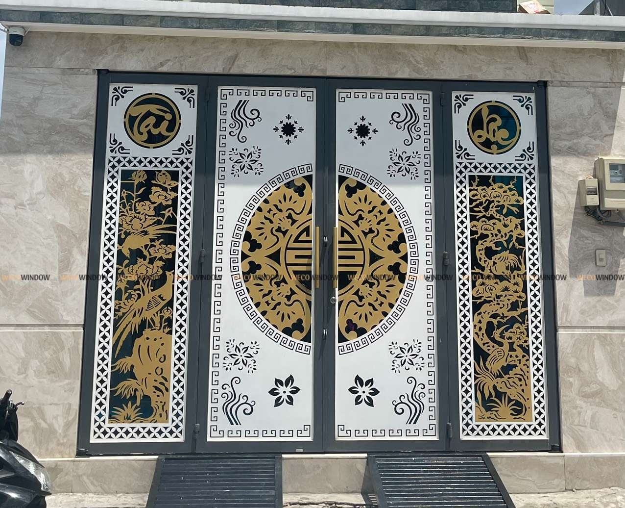 c&aacute;c mẫu hoa văn cửa cổng